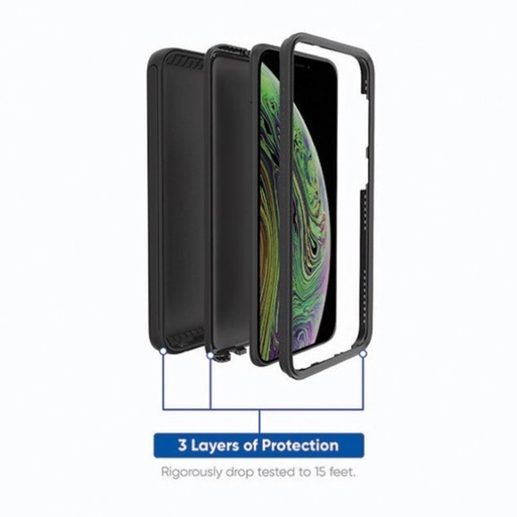 iPhone X/XS Rugged Phone Case w/ Holster & Clip protect onn. - Picture 3 of 9